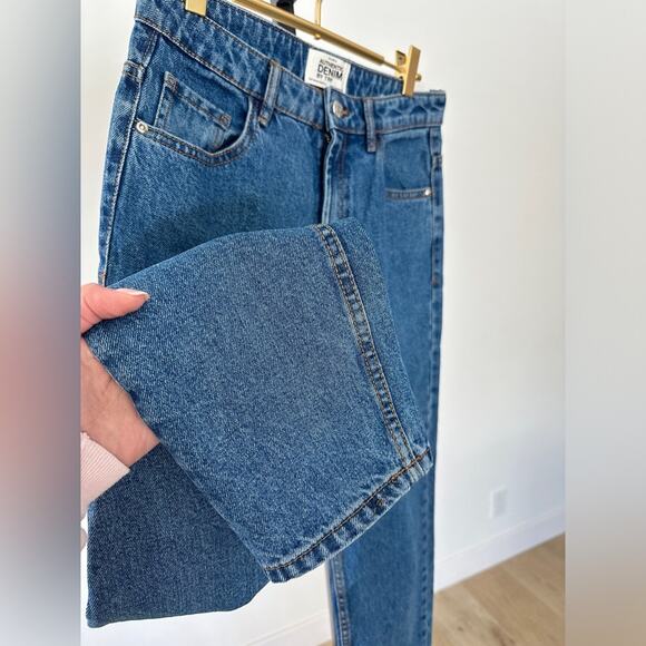 Zara classic mom fit size 4 NEW WITH TAGS! Super high waisted - Picture 3 of 10